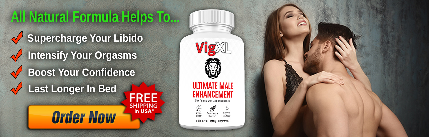 VigXL Ultimate Male Enhancement Natural Supplement For Men